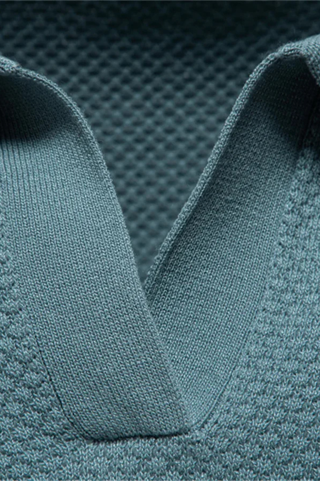 Men’s Textured Knit Polo | Short Sleeve Open-Collar Premium Shirt