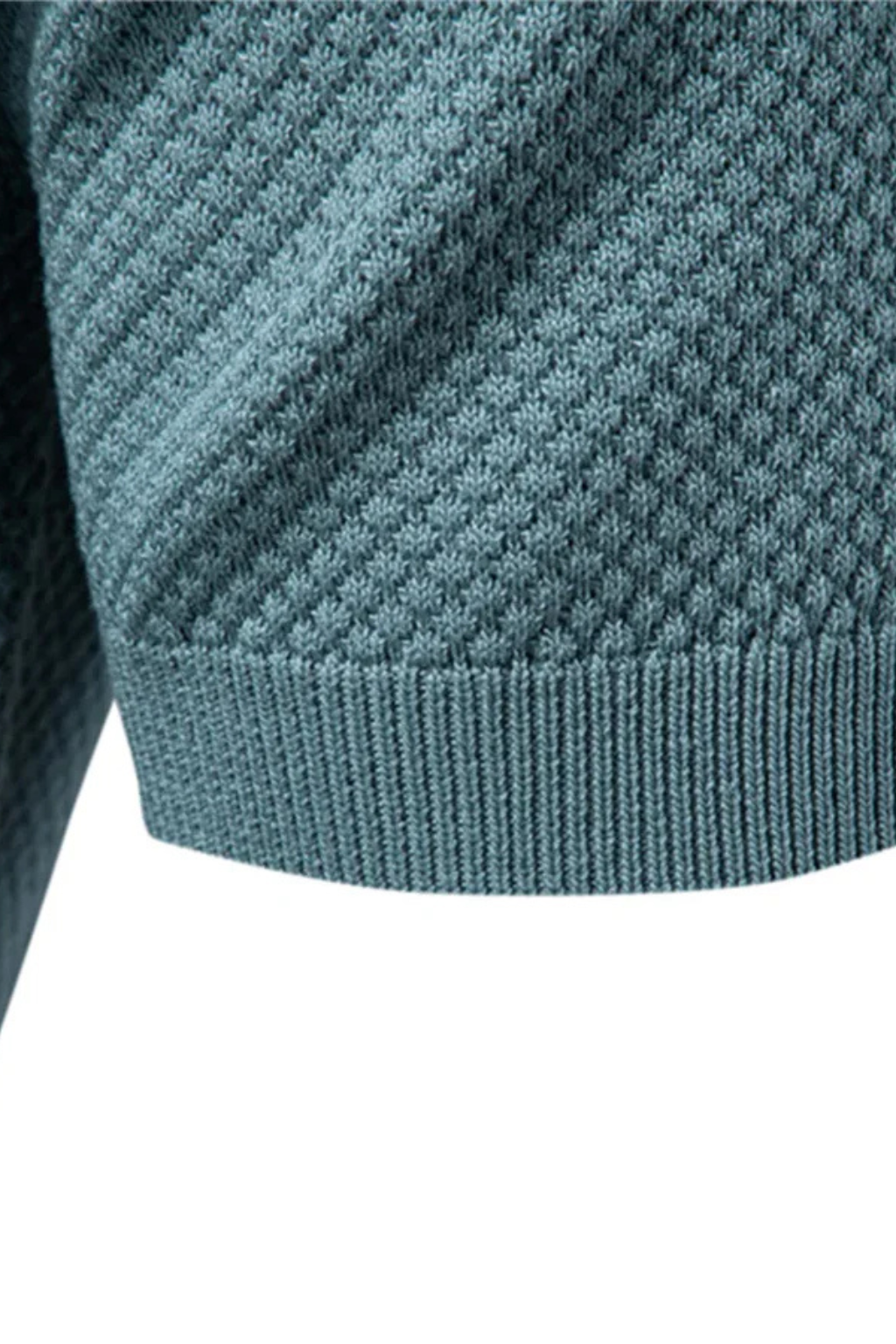 Men’s Textured Knit Polo | Short Sleeve Open-Collar Premium Shirt