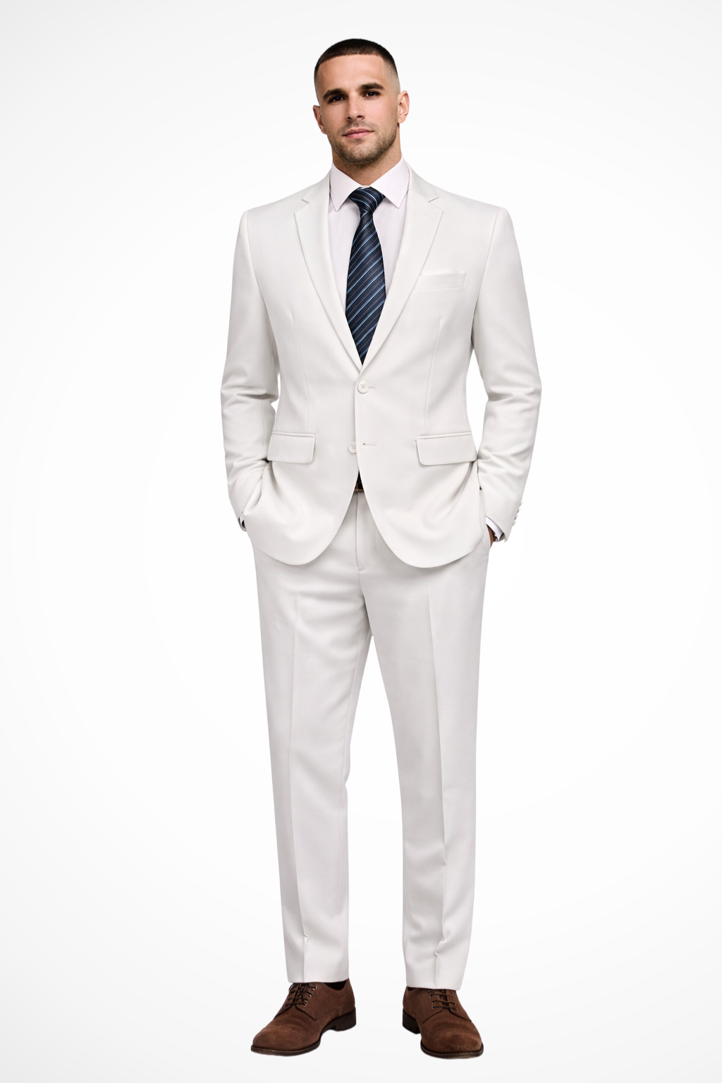 Men’s Slim-Fit Event Suit | Two-Button Notch Lapel Blazer & Tailored Trousers