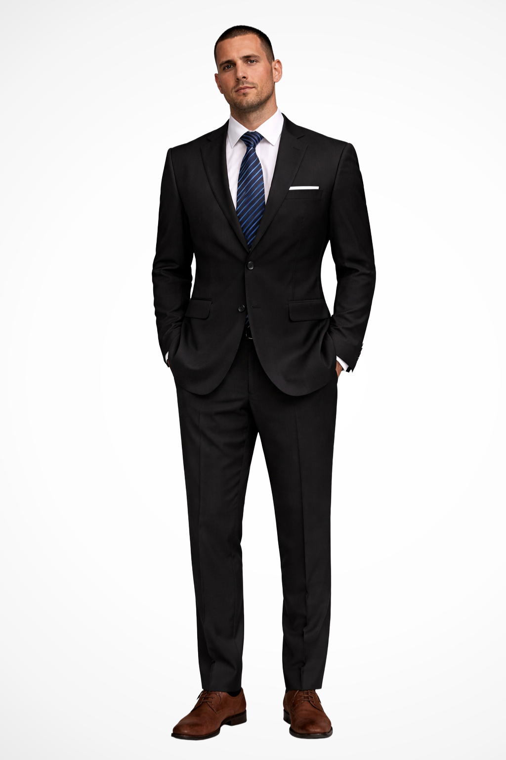 Men’s Slim-Fit Event Suit | Two-Button Notch Lapel Blazer & Tailored Trousers