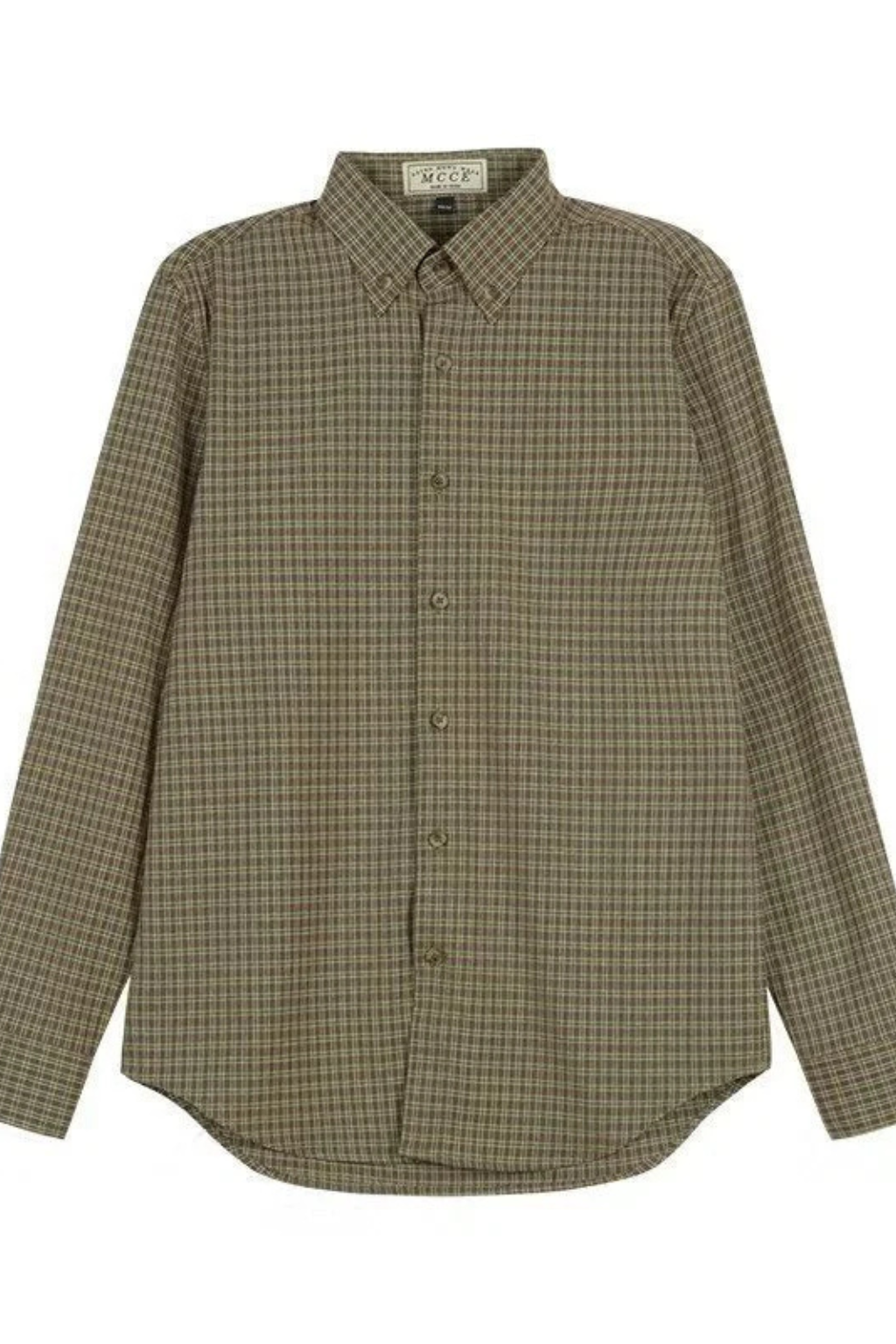 Men’s Vertical Striped Dress Shirt | Tailored Long Sleeve Button-Down