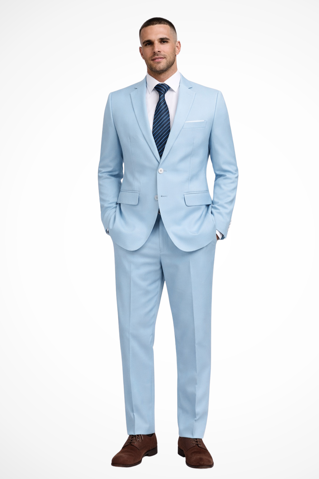 Men’s Slim-Fit Event Suit | Two-Button Notch Lapel Blazer & Tailored Trousers